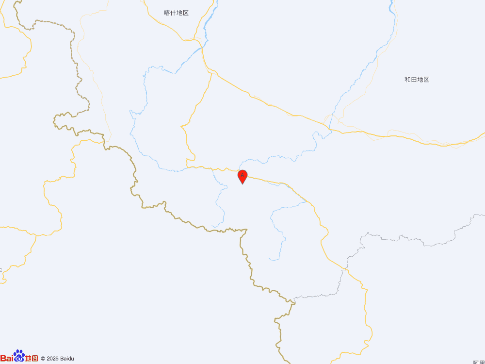 新疆和田地区皮山县（北纬36.23度，东经78.06度）发生3.9级地震